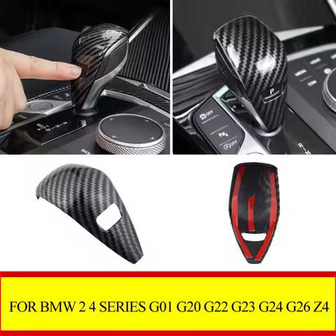 For BMW 1 2 3 4 Series G20 G22 G23 G24 G26 G29 Z4 G01 G02 AT Gear Shift Lever Knob Protection Cover 