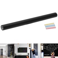 NO6VP Large Chalkboard Wall Sticker Self-Adhesive Removable Waterproof Chalkboard Paper DIY Home Bedroom Kids Room Decor with Chalk