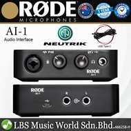 Rode AI-1 Studio Quality USB Audio Interface with 48v Phantom Power (AI1 AI 1)