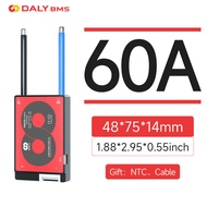 Daly BMS LiFePo4 4S 12V 14.6V 15A 20A 30A 40A 300A 100A 200A 250A 60A กันน้ำ BMS สำหรับแบตเตอรี่ลิเธ