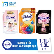 Combo 3 Nước Xả Vải Đậm Đặc Hygiene 1.1L