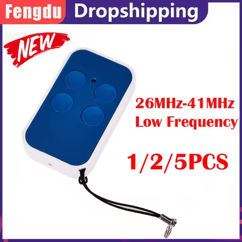 26MHz-41MHz for Low Frequency Fixed Code Garage Remote Control 5PCS Wireless Transmitter Gate Comman