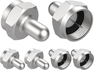 Aifeier ET 6-Pack F-Type 75 Ohm Terminator Caps, Coaxial Cable Adapters Connectors Cap F Type Male P