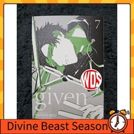 Anime booksManga : Given volume 1-9 (End) (English Version)