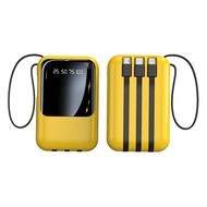 Mini powerbank original 30000mah power bank With LED light Portable charger Support type c power ban