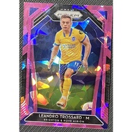 Panini Soccer Card 2020 Prizm Premier League Leandro Trossard Brighton &amp; Hove Albion #176 Pink Ice