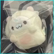 HK1 San-X Mamegoma Seal Plushie Keychain White Hood Mini Soft Doll Bag Charm KH1