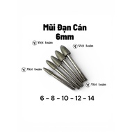 Bullet-shaped Diamond Grinding Bit for 6mm Die Grinder