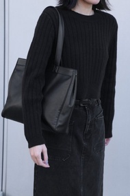 【季度清貨6折】個性氣場皮革手提包單肩包電腦筆電包