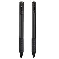 2X Geometric Metal Crinkle Pen Fidget Stress Relief Metal Shape Shifting Switchpen 0.5mm Retractable