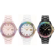 Original Coach/14504018/145040191/4504020/Watch Ladied Watches pink ceramics fashion watches 36mm