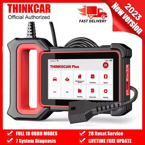 THINKCAR Thinkscan Plus S7 OBD2 Automotive Scanner Professional ABS A/F Reset Mulit-system Code Read