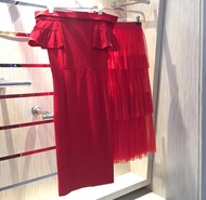 Dres Impor Set 2 Sabrina Silang Belakang + Rok Tutu