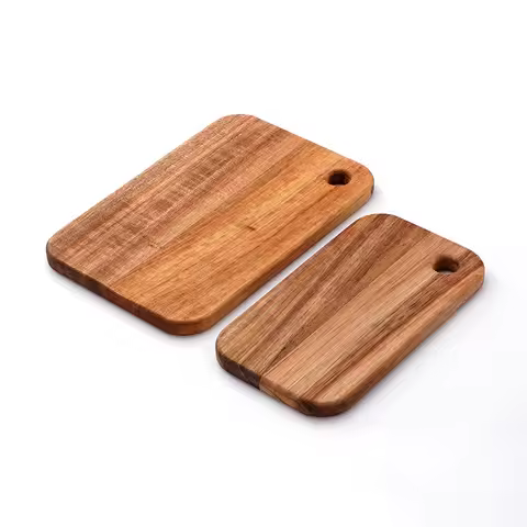800ml/1.4l Lunch Box Acacia wood Cutting Boards Wooden Double-sided Mini Fruit Cutting Board Reusabl