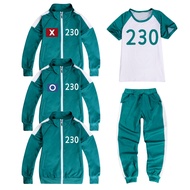 Squid Game Costume for Boys and Girls Outfit Pants For Kids Tshirts Pants Number 230 456 001