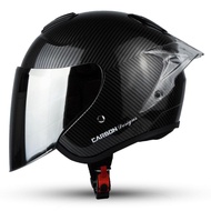 R-SIX HELM HALF FACE MOTIF CARBON KEVLAR EVEREST GOOD