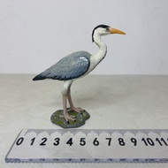 PAPO2021 Egret Grey Stork Simulation Bird Animal Model Children's Cognitive Toy 50274