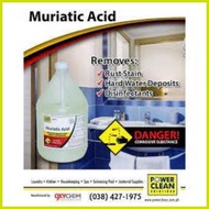 ✦ △ ☻ ▤ POWER CLEAN MURIATIC ACID 1G