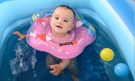 Original INTIME Baby Inflatable Neck Float Newborn Neck Float Pelampung Leher Bayi Pelampung Spa Bay