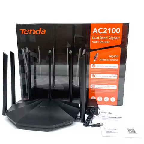Tenda AC23 AC2100 router gigabit 2.4&5G dual band wireless 2033Mbps wifi router repeater with 7 ante