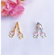 Anting Anak Titanium Anti Karat Colorful Unicorn