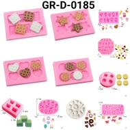 GR-D-0185 Silicone mold wafer cookies donut ice cream lollipop pop candy (SILICON MOLD)
