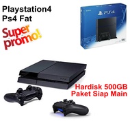 ps 4 fat hardisk 500gb sudah isi game bonus 2 stick