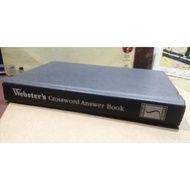 1999 WEBSTER'S Vintage CROSSWORD ANSWER BOOK