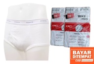 PROMO!!BISA COD!! CELANA DALAM HINGS / CD HINGS / HING / PAKAIAN DALAM PRIA DEWASA WARNA PUTIH