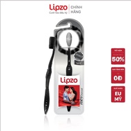 [Combo 2] Bàn Chải Đánh Răng Lipzo Ruby Charcoal Dành Cho Nhạy Cảm Công Nghệ Chỉ Tơ Than Hoạt Tính K