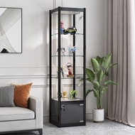 Hand-Made Cabinet Display Cabinet Transparent Glass Cabinet Home Gifts Cosmetic Model Lego Display C