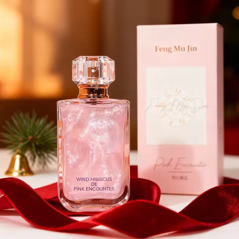 50ml Feng Mu Jin Pink Encounter Women Eau De Parfum, Long Lasting Floral Fruity Perfume, Grapefruit 