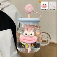 950ml Large Capacity Water Bottle Cute Bottle with Handle Portable