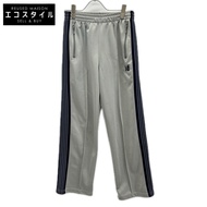 Needles MR446 กางเกงแทร็ค STUDIOUS Exclusive สีเทา x กรมท่า ไซส์ XS【สินค้ามือสอง】