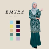 AYANNA | Emyra Lace Kurung Ready Stock Baju Kurung Modern Lace Ibu & Anak Sedondon