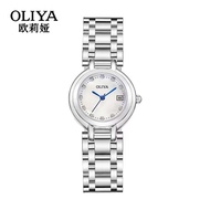 Small Dial Calendar Steel Band Girls Women Student Quartz Watches Ladies Watch New Waterproof Women's Watch Student Watch