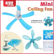 5 BLADE FAN Mini Fan Ceiling Kipas Mini Portable Camping Ceiling Fan Baby Fan Travel Fan HJ16-900 / 