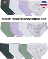 Fruit of the Loom® Womens Hipster Underwear กางเกงชั้นในทรงฮิปสเตอร์สำหรับผู้หญิง