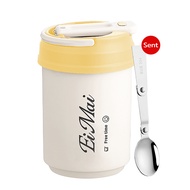 แก้วสแตนเลส (แถม)ช้อนพับได้sus304 แก้ากาแฟ วัสดุเกรดอาหาร SUS304 ขนาด 450มล. ถ้วยกาแฟ ถ้วยนม แก้วเยต