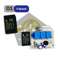 DEKA Ceiling Fan Receiver PCB Board 3 and 4 Speed BABY J BABY 6N BABY 5 CX5 F5P MK4 X6 FS-4P Z5 Z6 C