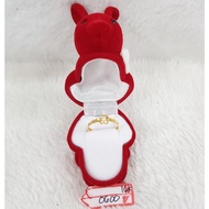 CP2380F135F women's ring flower model genuine yellow gold weight 0.600 70% content 16k no 10 d 1.5cm