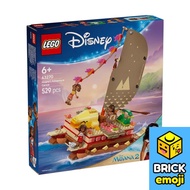 LEGO 43270 Disney Moana’s Adventure Canoe Đồ chơi khối xây dựng
