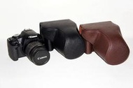550D 二代全包覆式手工皮套 黑色款 (最長可裝到18-200mm 鏡頭)