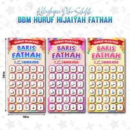 🌼1 DAY SHIP🌼 BBM HURUF HIJAIYAH - FATHAH / BARIS ATAS / BBM ARAB / ABM / HURUF HIJAIYAH / BARIS FATH