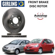 GIRLING FRONT BRAKE DISC ROTOR HONDA CITY GD8 SEL JAZZ SAA GD1 GD3 1.4 1.5iDSi VTEC 6041525