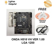 【USED】 ONDA H510-VH / H510M Motherboard | H510 | LGA 1200 | 10th, 11th Gen Intel | mATX micro ATX