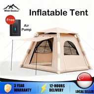 Outdoor Tent Automatic Inflatable Tent 6-8 Persons Camping Tent Family Tent Waterproof Double-Layer