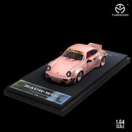 Xe Mô Hình Đúc Khuôn Time Micro 1:64 RWB 964 Màu Hồng/Xanh Dương