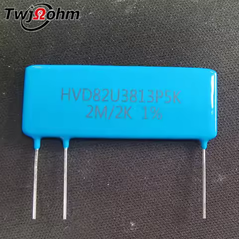 1 HVD82U3813P5K thick film non inductive high voltage divider resistor with a resistance of 2M/2K1% 