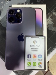 二手Apple iPhone 14 Pro Max 256GB 紫色 香港行貨 有盒
